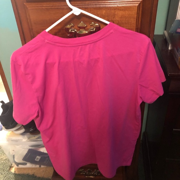 EUC Under Armour Pink Round Neck Loose Fit T-Shirt - Picture 6 of 6